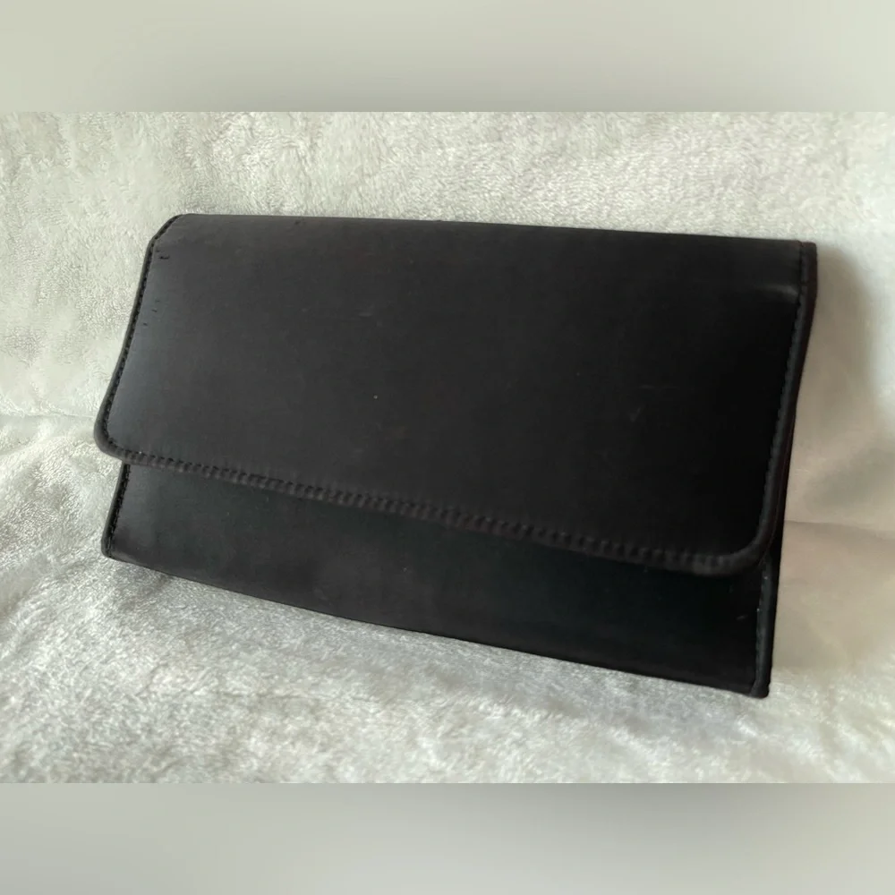 Vintage black satin